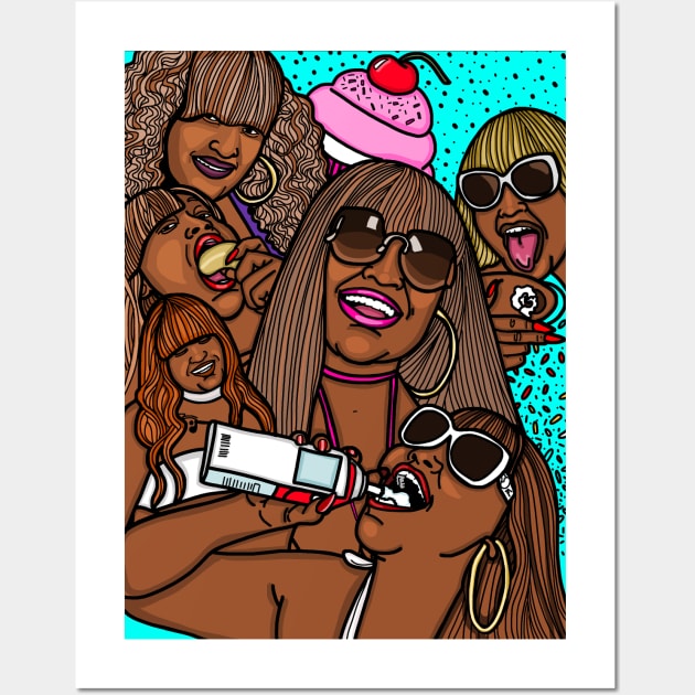 CupcakKe Wall Art by COLORaQUEEN